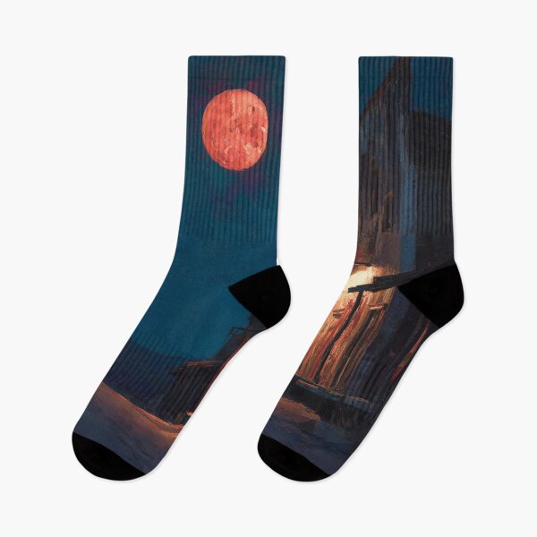 Item preview, Ghost Town Under Blood Moon designed and sold by Rtymer.
