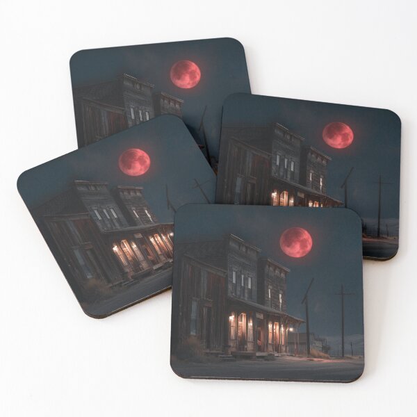 Item preview, Ghost Town Under Blood Moon designed and sold by Rtymer.