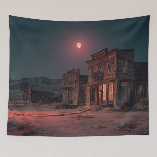 Item preview, Ghost Town Under Blood Moon designed and sold by Rtymer.