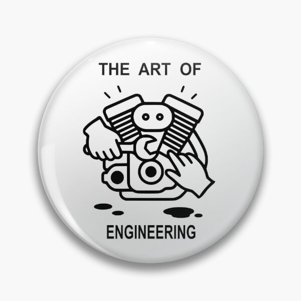 Item preview, The Art of Engineering - Mechanical Garage Line Art designed and sold by The Bold Line Studio.
