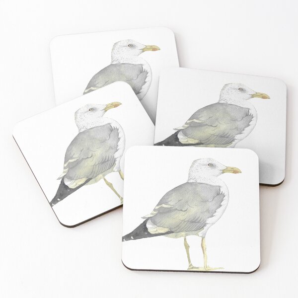 Item preview, Brown gull in watercolor designed and sold by L'Atelier Oranjade.