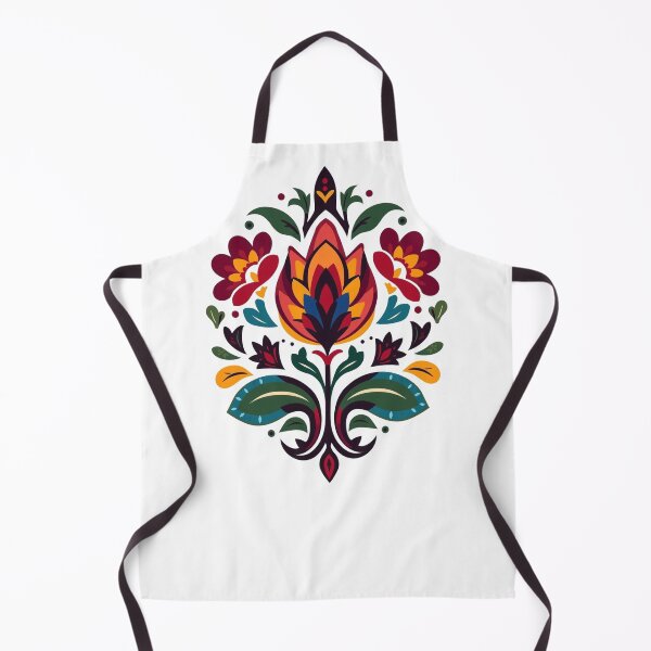 Item preview, Łowicz Rebirth | Slavic Folk Wycinanki Flower Bud | Colorful Spring Design designed and sold by YvkafromPoland.