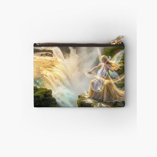 Item preview, Fairy Plays Her Cello by a Raging Waterfall designed and sold by Tridentulus.