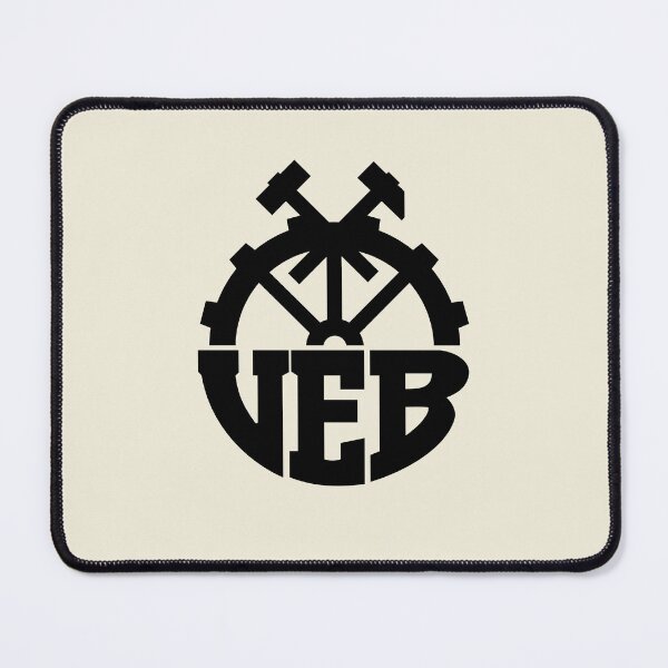 Item preview, VEB Logo - Badge of the GDR (black) designed and sold by VEB Ostladen.