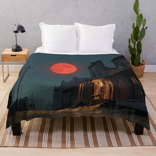 Item preview, Ghost Town Under Blood Moon designed and sold by Rtymer.
