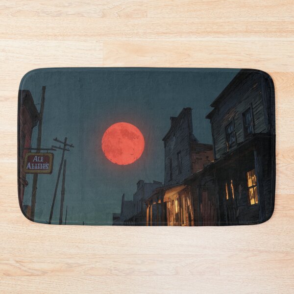 Item preview, Ghost Town Under Blood Moon designed and sold by Rtymer.