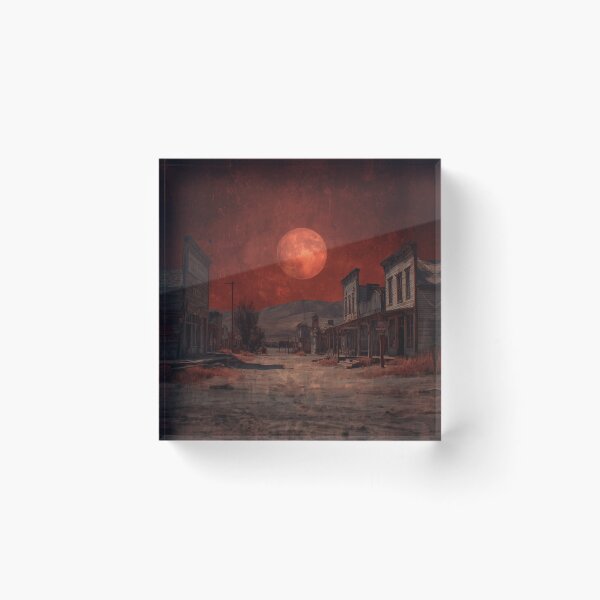 Item preview, Ghost Town Under Blood Moon designed and sold by Rtymer.