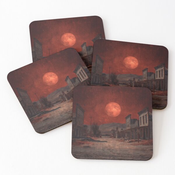 Item preview, Ghost Town Under Blood Moon designed and sold by Rtymer.