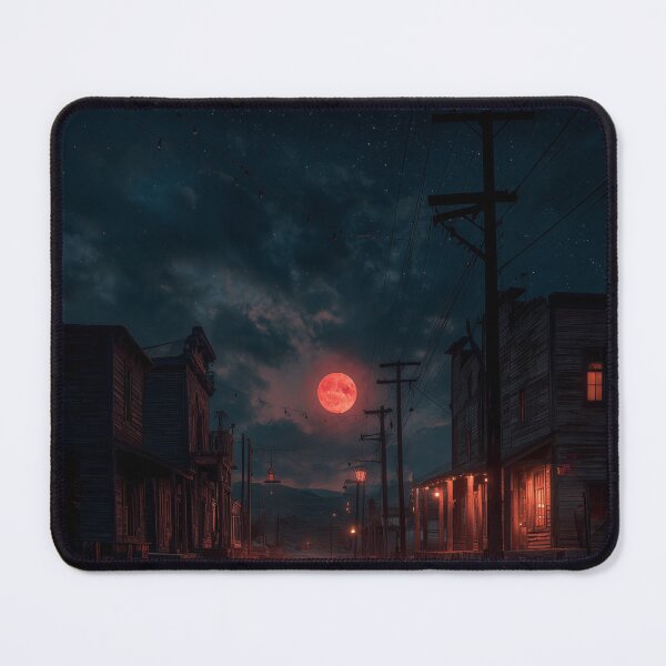 Item preview, Ghost Town Under Blood Moon designed and sold by Rtymer.