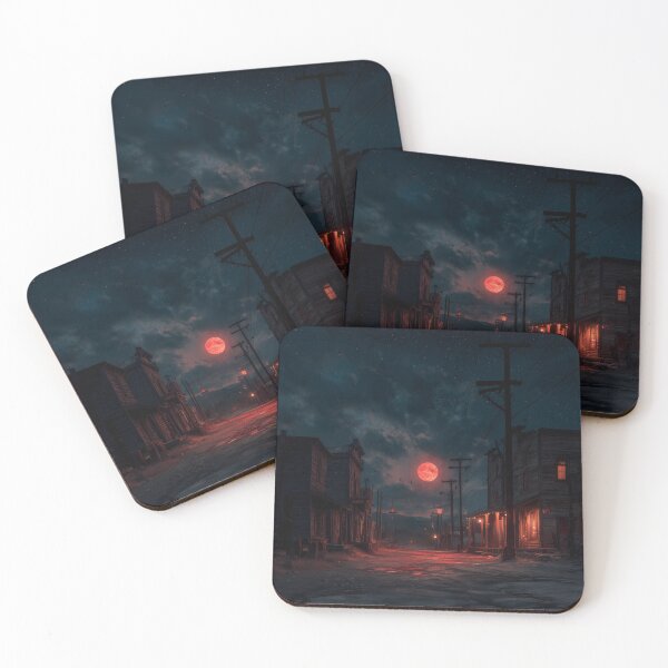Item preview, Ghost Town Under Blood Moon designed and sold by Rtymer.