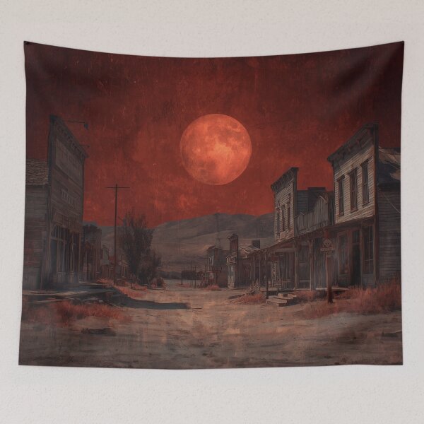 Item preview, Ghost Town Under Blood Moon designed and sold by Rtymer.