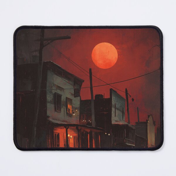 Item preview, Ghost Town Under Blood Moon designed and sold by Rtymer.