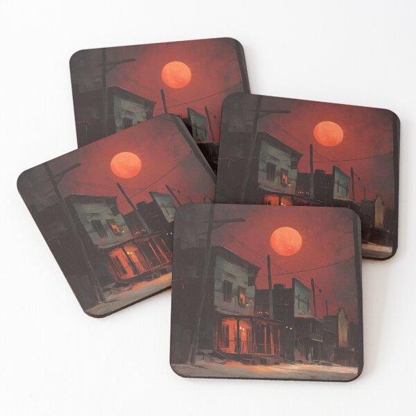 Item preview, Ghost Town Under Blood Moon designed and sold by Rtymer.