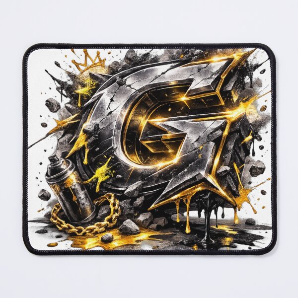 Item preview, Hip Hop Gold Metal Letter G Graffiti designed and sold by NOVR.