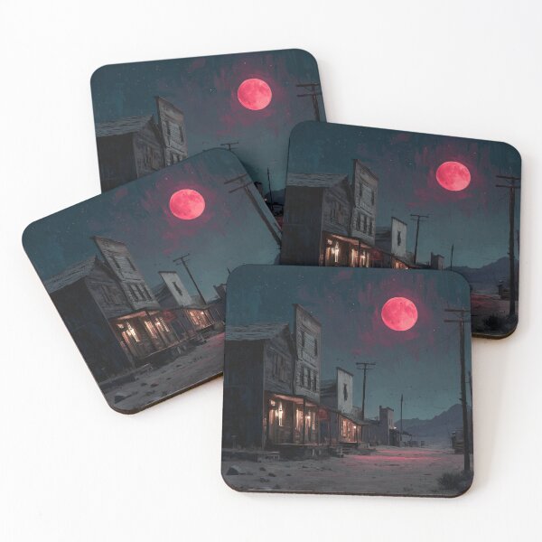 Item preview, Ghost Town Under Blood Moon designed and sold by Rtymer.