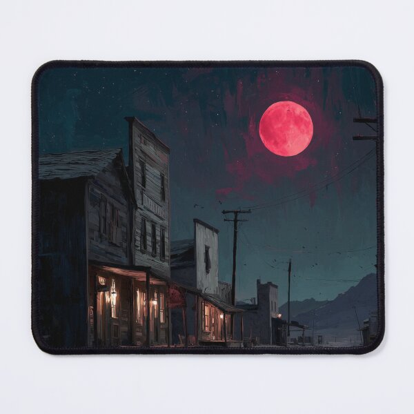 Item preview, Ghost Town Under Blood Moon designed and sold by Rtymer.