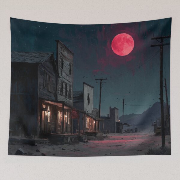 Item preview, Ghost Town Under Blood Moon designed and sold by Rtymer.