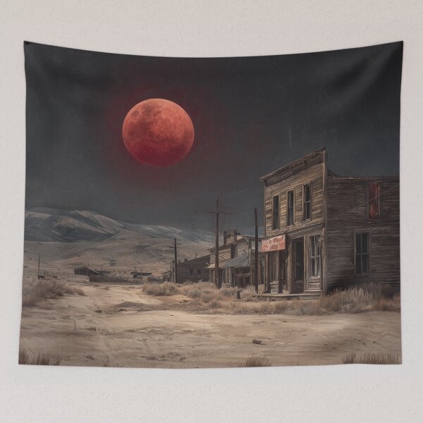 Item preview, Ghost Town Under Blood Moon designed and sold by Rtymer.