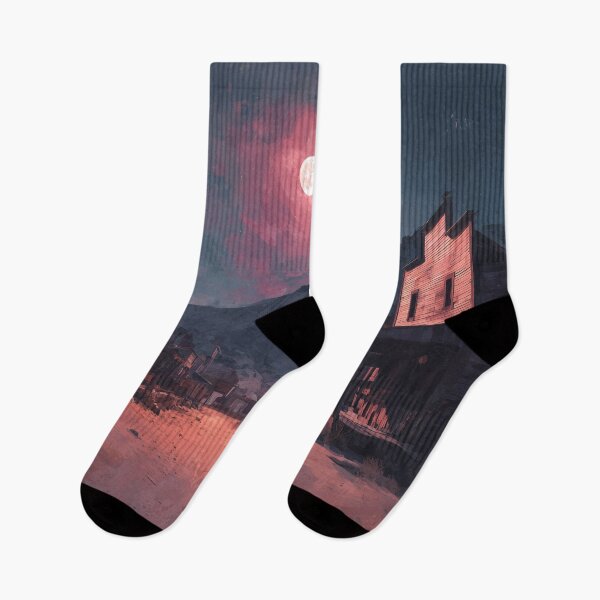 Item preview, Ghost Town Under Blood Moon designed and sold by Rtymer.