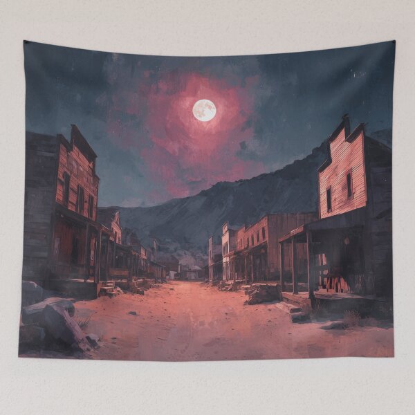 Item preview, Ghost Town Under Blood Moon designed and sold by Rtymer.