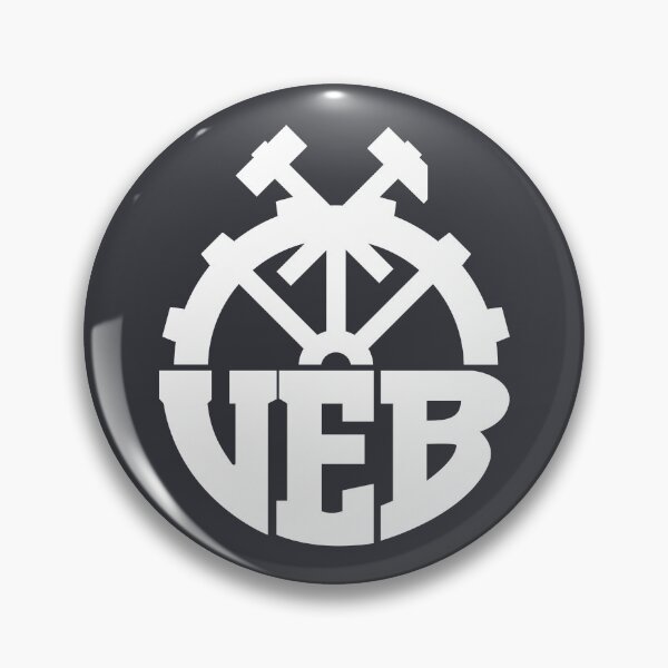 Item preview, VEB Logo - Badge of the GDR (white) designed and sold by VEB Ostladen.