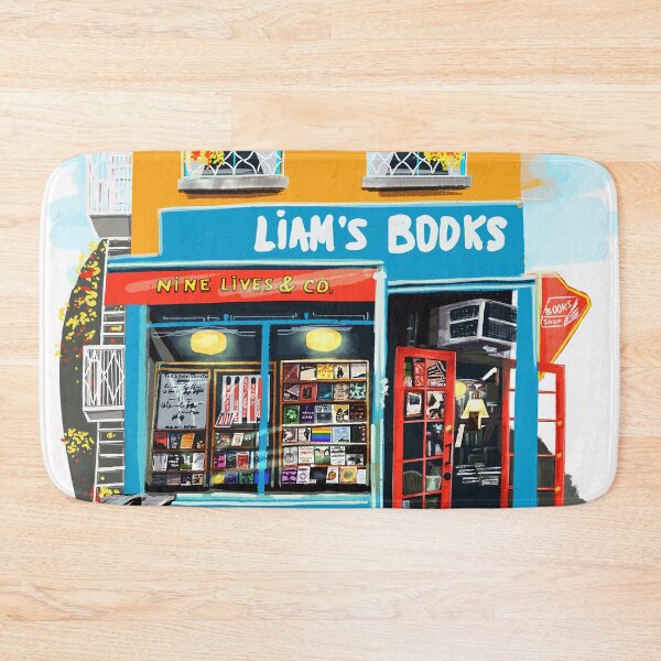 Item preview, Cozy Indie Bookshop Aesthetic | Vintage Storefront Art designed and sold by Tokraz-art.