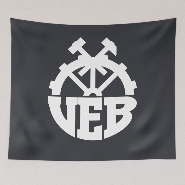 Item preview, VEB Logo - Badge of the GDR (white) designed and sold by VEB Ostladen.