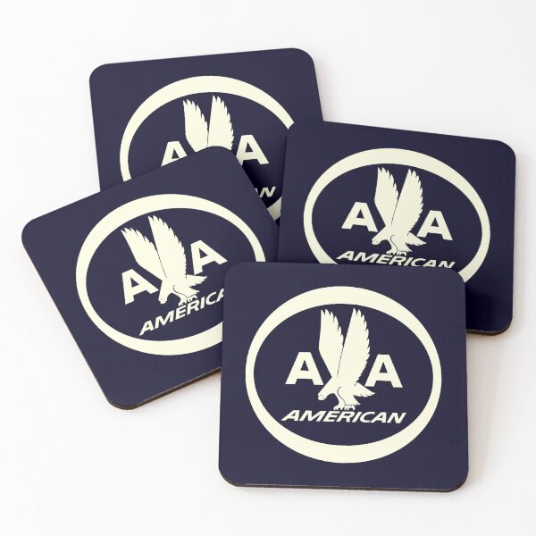 Item preview, Vintage 1962-1967 American Airlines emblem - white print designed and sold by retropetrol.