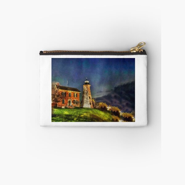 Item preview, Auroras Over Charlotte Genesee Lighthouse- Rochester, New York  designed and sold by heather gilmartin photography.