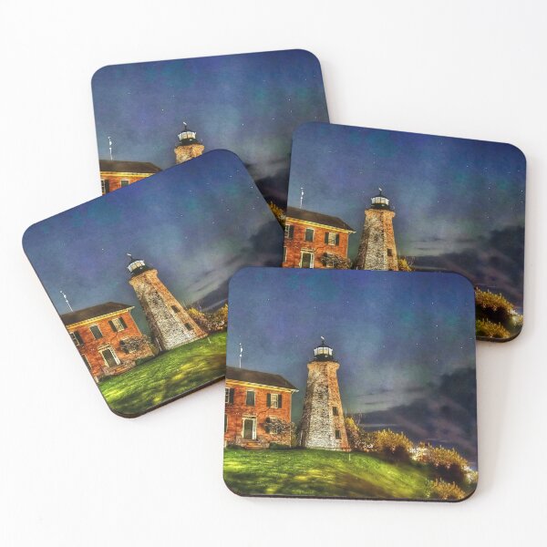 Item preview, Auroras Over Charlotte Genesee Lighthouse- Rochester, New York  designed and sold by heather gilmartin photography.