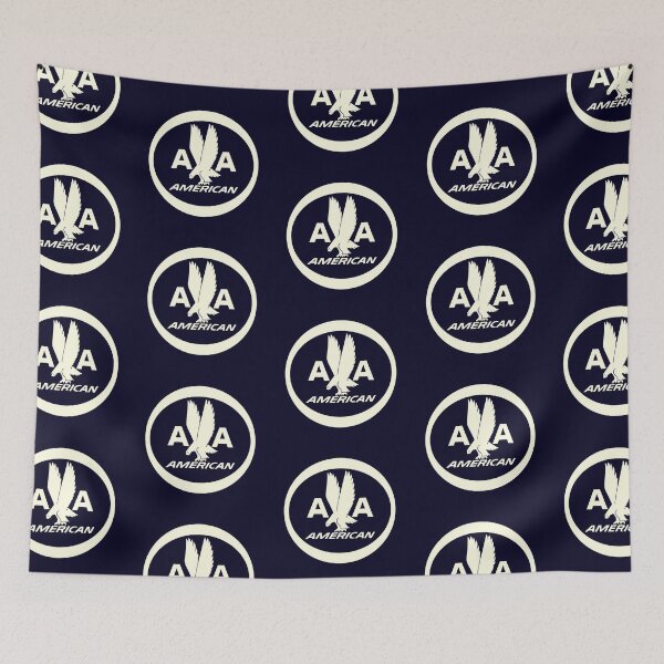 Item preview, Vintage 1962-1967 American Airlines emblem - white print designed and sold by retropetrol.
