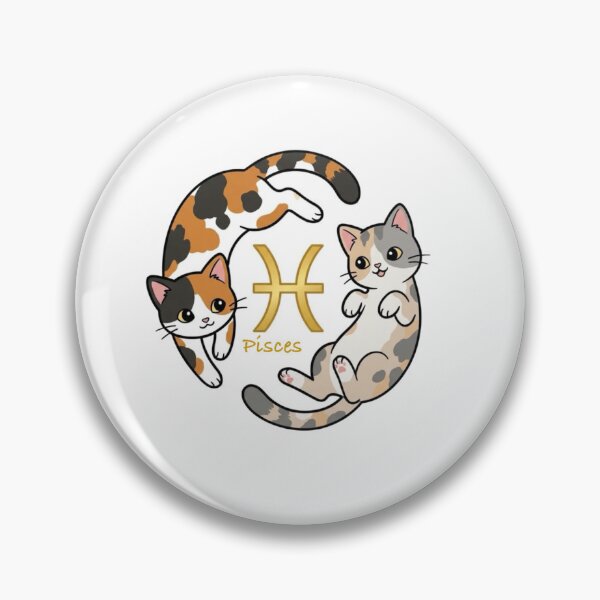 Item preview, ♓ Pisces - The Yoga Cat designed and sold by ToieStore.
