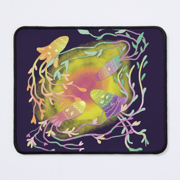 Item preview, Golden Jellyfish Spirit Nature Art designed and sold by FaliushART.