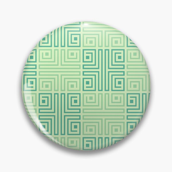 Item preview, Green Cultural Neo Tribal Lattice - Aztec Samoan Tiki  - One Year Anniversary Gifts designed and sold by RoyalStarsPatts.
