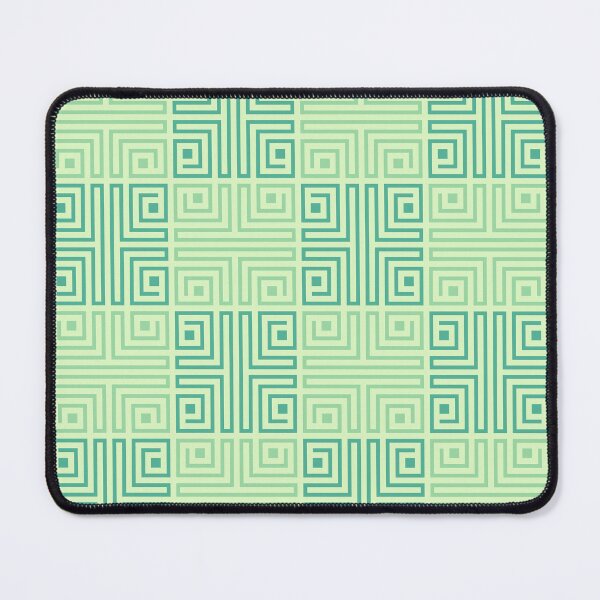 Item preview, Green Cultural Neo Tribal Lattice - Aztec Samoan Tiki - One Year Anniversary Gifts designed and sold by RoyalStarsPatts.