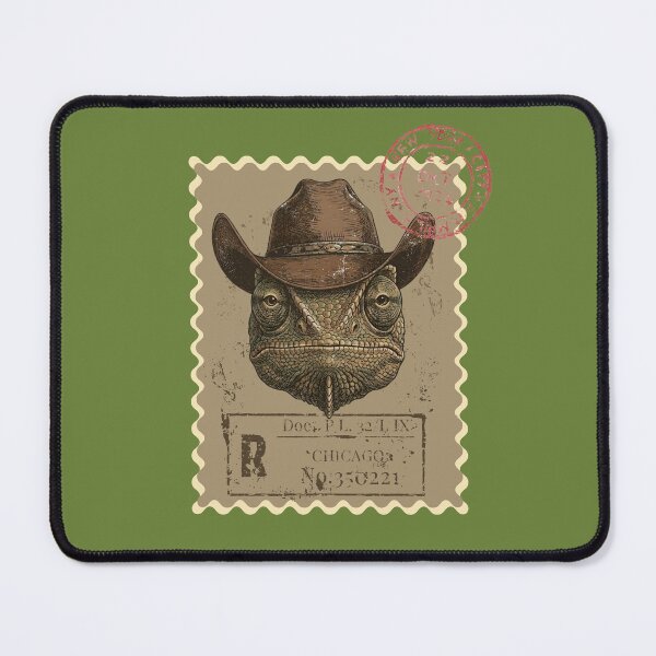 Item preview, Vintage Stamp: Chameleon Sheriff – Chicago 1921 designed and sold by Fuel-Shirts.