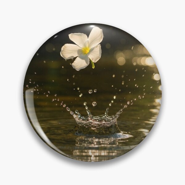 Item preview, One Flower in the Lake designed and sold by MariaTheExpert.
