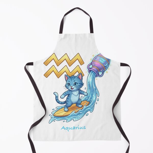 Item preview, ♒ Aquarius - The Skater Cat designed and sold by ToieStore.
