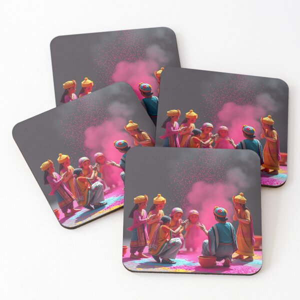 Item preview, Holi Kids Celebration Sticker designed and sold by Teewave-Ashish.