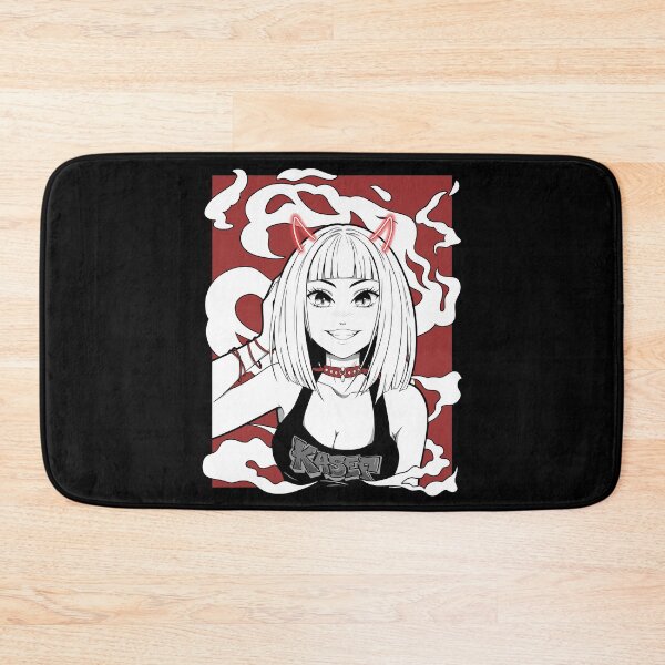 Item preview, Devil Anime Girl Waifu Goth Aesthetic Manga Design designed and sold by KasefsWorld.