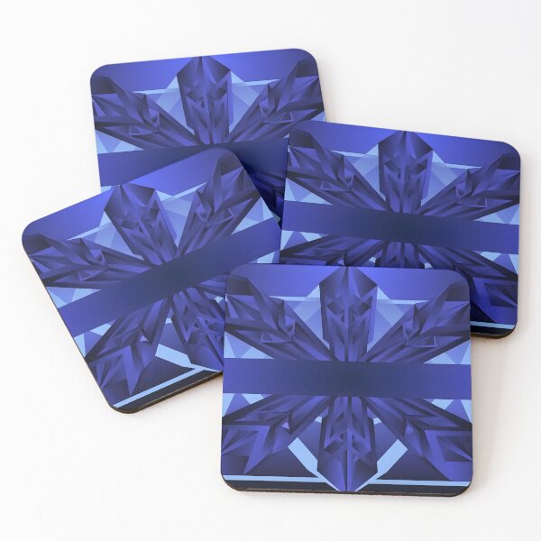 Item preview, Futuristic Blue Geometric designed and sold by Gradient Concept.