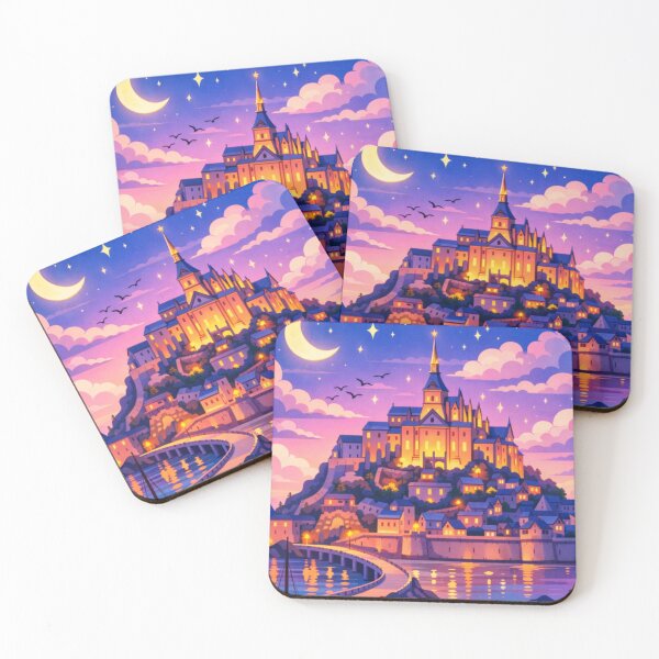 Item preview, Mont Saint-Michel France Travel Illustration designed and sold by MatthewHeights.