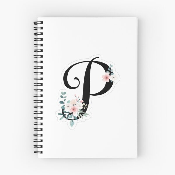 Item preview, Floral Letter P Name Gift | Personalized Initial P Design | Cute Botanical Alphabet for Girls & Women designed and sold by PixelVibe Art.
