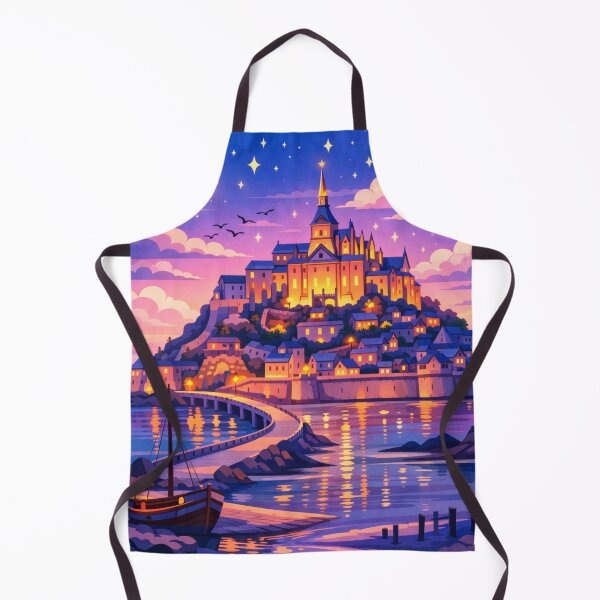 Item preview, Mont Saint-Michel France Travel Illustration designed and sold by MatthewHeights.