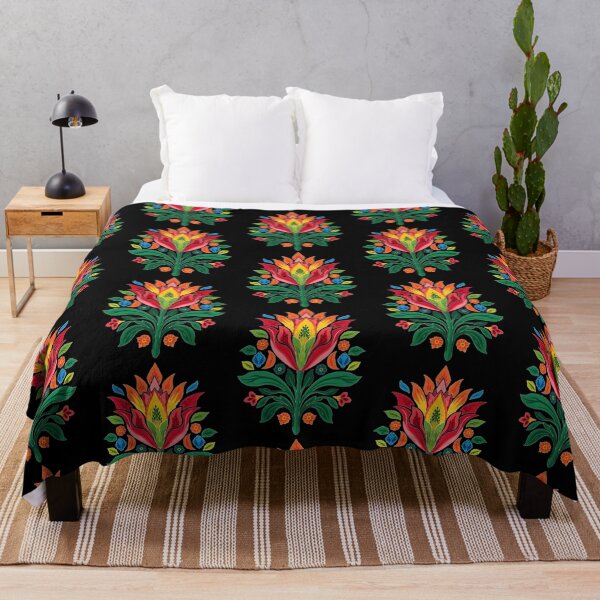 Item preview, Łowicz Rebirth | Slavic Folk Wycinanki Flower Bud | Colorful Spring Design designed and sold by YvkafromPoland.
