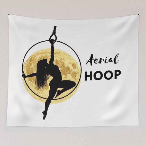 Item preview, Lady in the moon - Aerial hoop design  designed and sold by Stellar Motion by Kornelia.