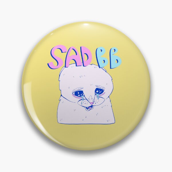 Item preview, sad bb cat meme designed and sold by crestfallenmermaid.