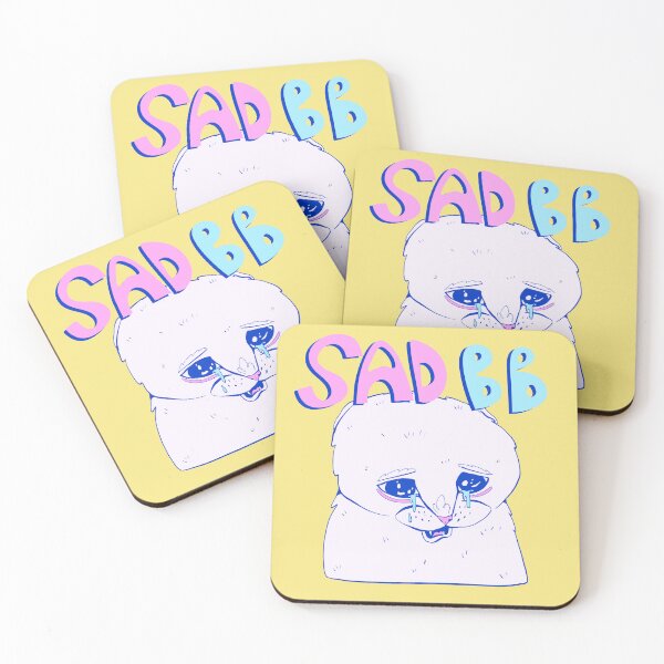 Item preview, sad bb cat meme designed and sold by crestfallenmermaid.
