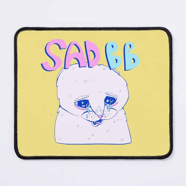 Item preview, sad bb cat meme designed and sold by crestfallenmermaid.