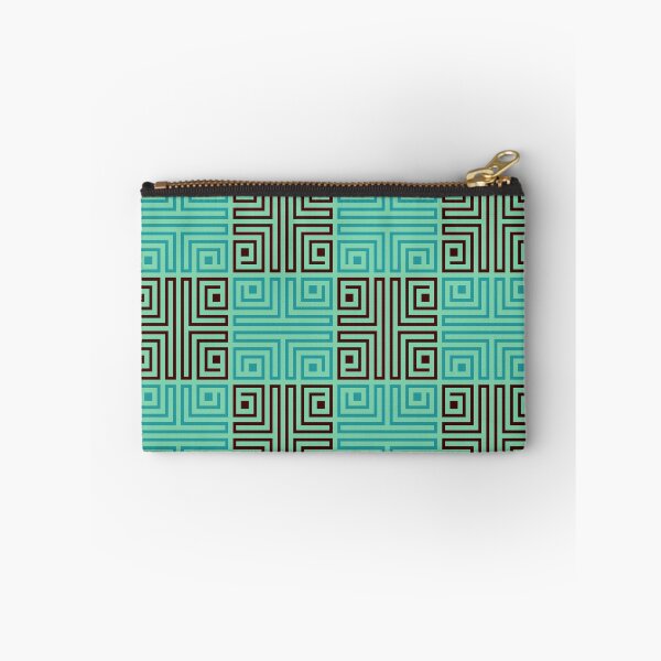 Item preview, Green Oceanic Folk Checkered - Aztec Samoan Tiki  - Retirement Gifts for Mom designed and sold by RoyalStarsPatts.